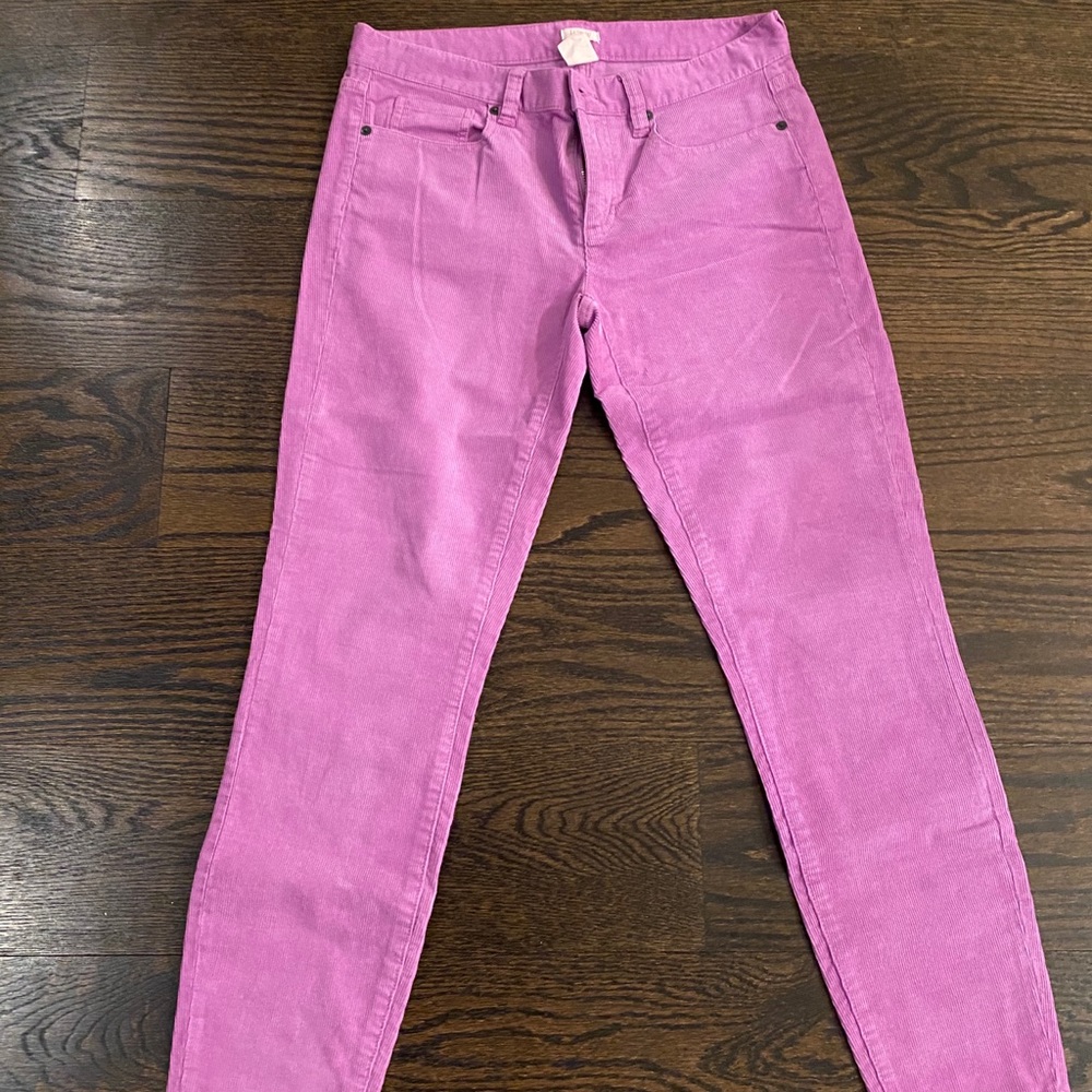 J. Crew  Pink Skinny Pants